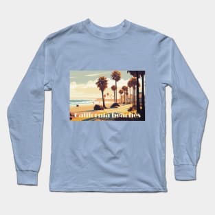 California - Beach Paradise Long Sleeve T-Shirt